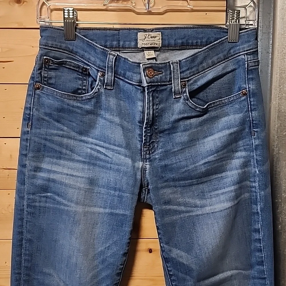 J.Crew Toothpick Jeans size 27